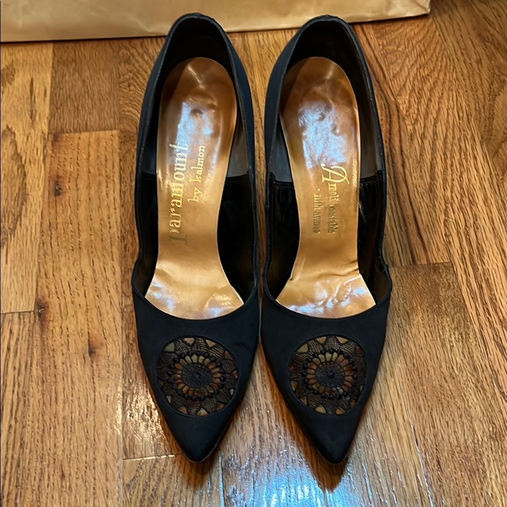 Elegant Black Heels - Vintage